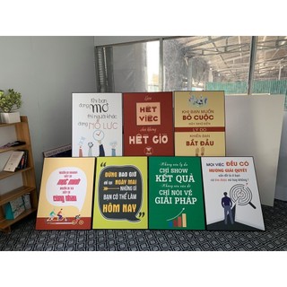 Tranh động lực, tranh slogan, tranh chữ treo văn phòng truyền cảm ứng làm việc phù hợp treo văn phòng, giá rẻ chỉ 39.000