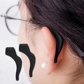 2 Cái Kẹp Tai Kính Mắt Chống Trơn Trượt - Kính Silicon Mềm Chống Rơi Móc Tai