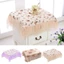 Khăn trải bàn tủ đầu giường ROLY, Khăn trải bàn hình chữ nhật chống bụi 75 * 80cm Nappe, Trang trí phòng ngủ đám cưới Giáng sinh Vỏ bàn đầu giường đa năng