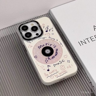 Retro CD Độc Đáo Phong Cách Hợp Thời Trang Niche Ốp Lưng Thích Hợp Cho iphone 12 16pro 15promax 14promax 13 8plus 16plus 15 14pro 13pro 11promax xr Vỏ Điện Thoại Chống Sốc