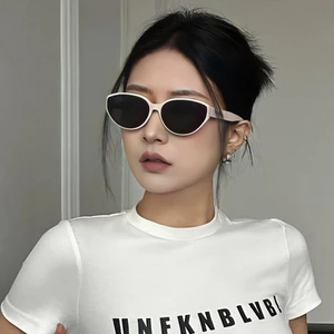 Kính râm mát mắt mèo thời trang nam nữ phong cách Hàn Quốc chống tia UV đi chụp ảnh đẹp ABICA 425
