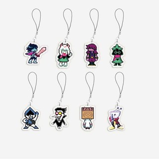 Popular Game Deltarune Spamton Susie Ralsei Mobile Phone Chain  Noelle Tenna Spamton Keyrings Cell Phone Pendant Gifts