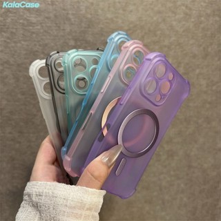 Dành Cho Xiaomi 17 Pro Max 15T 14T Poco F8 Ultra Pro M7 Xiaomi15T 4G 5G Vỏ Điện Thoại Thu Hút Từ Tính Mờ Dopamine Màu Kẹo Chống Rơi Chống Sốc Vỏ Trong Suốt