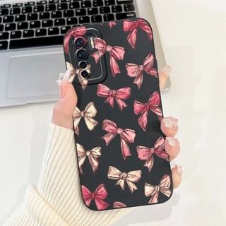 Ốp Chống Sốc Cho Oppo A91 F15 Cover CPH2001 CPH2021 Hoa Hồng Thời Trang Nơ Điện Thoại Cho OPPO Reno 3 CPH2043 Ốp Lưng