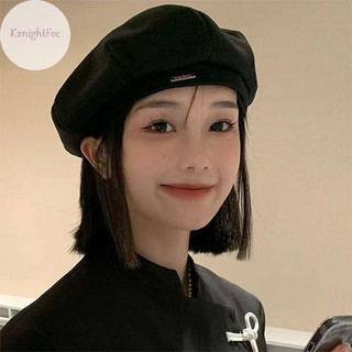 K2nightfee Màu Trơn Nữ Mũ Nồi Thời Trang Hàn Quốc Retro Hình Bát Giác Mũ Nữ Thanh Lịch Họa Sĩ Mũ Newsboy Beanie Bonnet VN