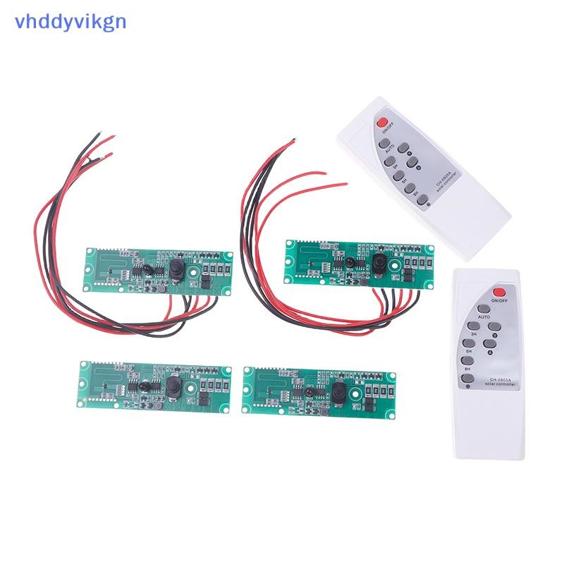 Bộ điều khiển đèn tường năng lượng mặt trời Vhd 3.2V 3.7V Cơ thể con người Bảng mạch cảm ứng hồng ngoại Thời gian + Radar vi sóng Cảm ứng VN