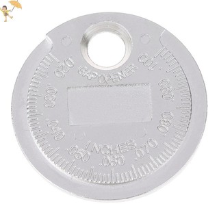 [GOU] Dụng cụ đo bugi đo công cụ đo lường loại đồng xu 0,6-2,4mm bugi gage VN