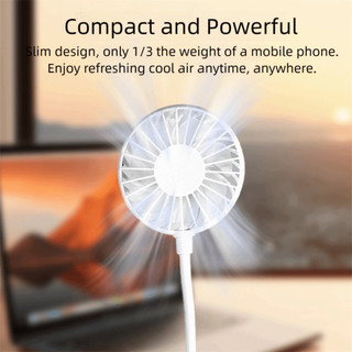 Quạt sạc USB YUUKII, Quạt cầm tay thiết kế sáng tạo hoạt động tắt tiếng, Quạt USB Mini cắm và chạy kích thước nhỏ Văn phòng