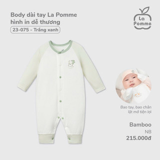 La Pomme tổng hợp body dài tay NB cho bé T6.0