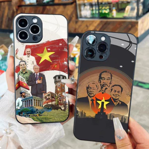 Ốp Kính 3D Độc Lập Việt Nam Cho iPhone 16 17,15 14 13 12 11 8 7 6 6s 6p 7p 8p 6g 7g 8g Pro Max XR XS xsmax Plus Pro