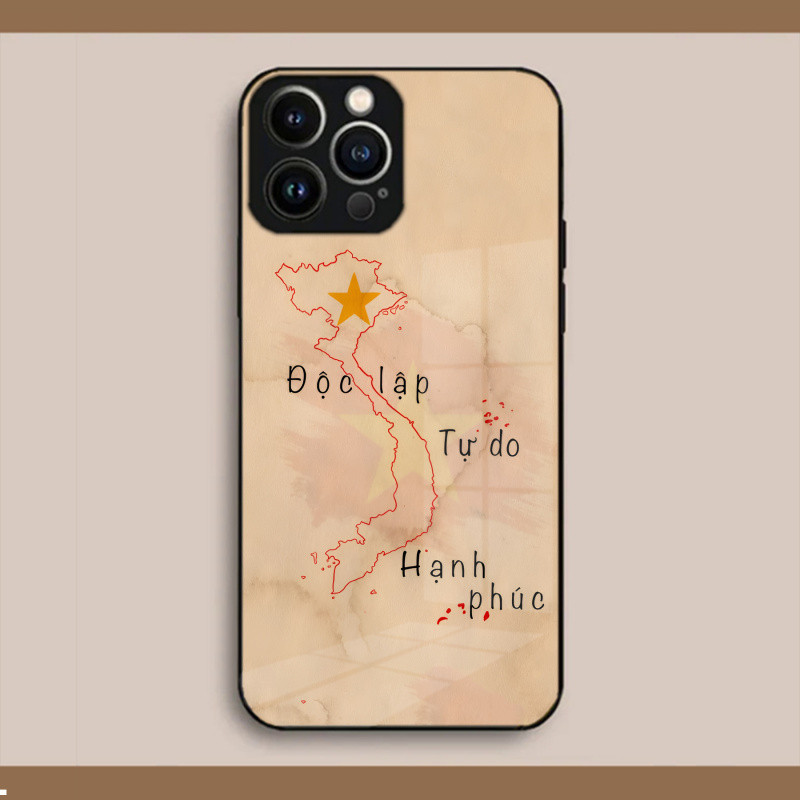 Ốp Ống Kính Mũ Hạnh Phúc Độc Lập Miễn Phí Cho iPhone 16 17,15 14 13 12 11 X XS XR 8 7 6 Pro Max Plus Mini 6s 6g 7g 8g 6p 7p 8p