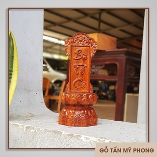 Chạm khắc theo yêu cầu Bài vị thờ - Linh vị thờ - Hương vị thờ BÀ TỔ CÔ gỗ tự nhiên, thờ gia tiên