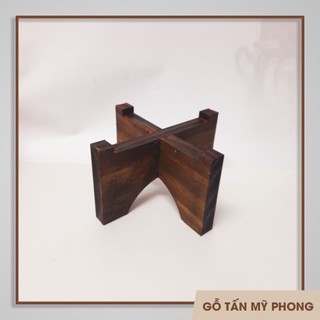 Đôn gỗ kê chậu sen đá, xương rồng | Kệ để đồ mini tháo lắp dễ dàng| Giá đỡ tiện lợi 5.5x10cm