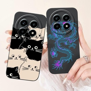 Dành Cho Realme 12 + 12 Plus 12x Realme12 5G Vỏ Điện Thoại Rồng Phi Hành Gia Funda Vỏ Hoạt Hình Silicon Mềm RMX3997 RMX3999 RMX3867