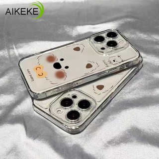 Ốp Điện Thoại Con Chó Con Dễ Thương Đơn Giản Cho Redmi Note 13 12 Pro Plus 4G 5G 12 Turbo Pro 12T 11 11T 11E 10 8 7 Pro 12R Note 9s 9 Pro Max Vỏ Mềm Trong Suốt Chống Rơi
