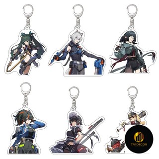 Zenless Zone Zero qingyi Jane Bangboo ZZZ móc khóa mặt dây chuyền acrylic