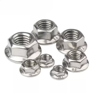 ((LXY) Đai ốc Tán Liền Long Đền Chống Xoay Inox 304 （Chủ đề ngược） ecu inox chống rỉ kèm long đen chống xoay M4 / M5 / M6 / M8 / M10 / M12 (RM-VN-1)