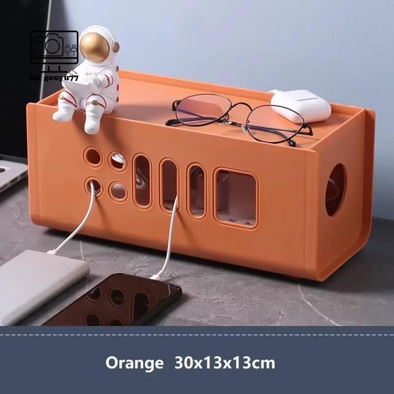 [gouyu77] Hộp sắp xếp cáp cho bàn làm việc - Ổ cắm điện, Giá đỡ dây nguồn, Quản lý bảng cắm trên máy tính để bàn