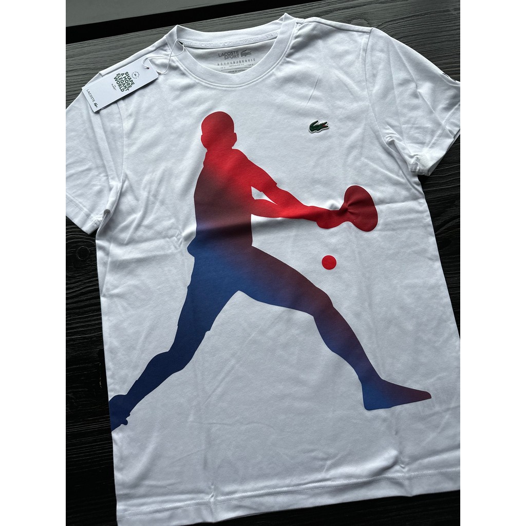 Áo thun cổ tròn tay ngắn Spot Australia Open Tennis, cotton cao cấp