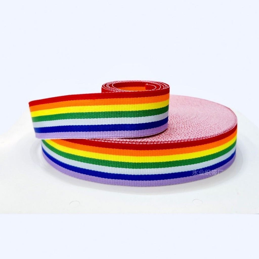 Cùng Phong Cách Trẻ Em Leo Núi Khung Dây Bện Dây Nhiều Màu Sắc Cầu Vồng Webbing Giỏ Treo Dây Bện Tự Làm Huy Chương Đai VRLS