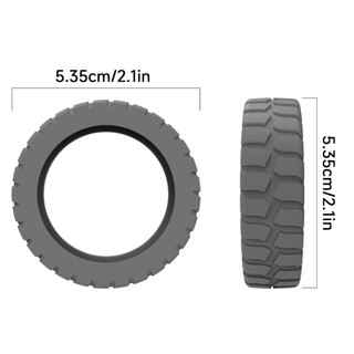 HOBBYIN 8 cái bọc bảo vệ bánh xe vali hành lý, chất liệu silicone dày giảm tiếng ồn, giúp bánh xe bền hơn và di chuyển êm ái