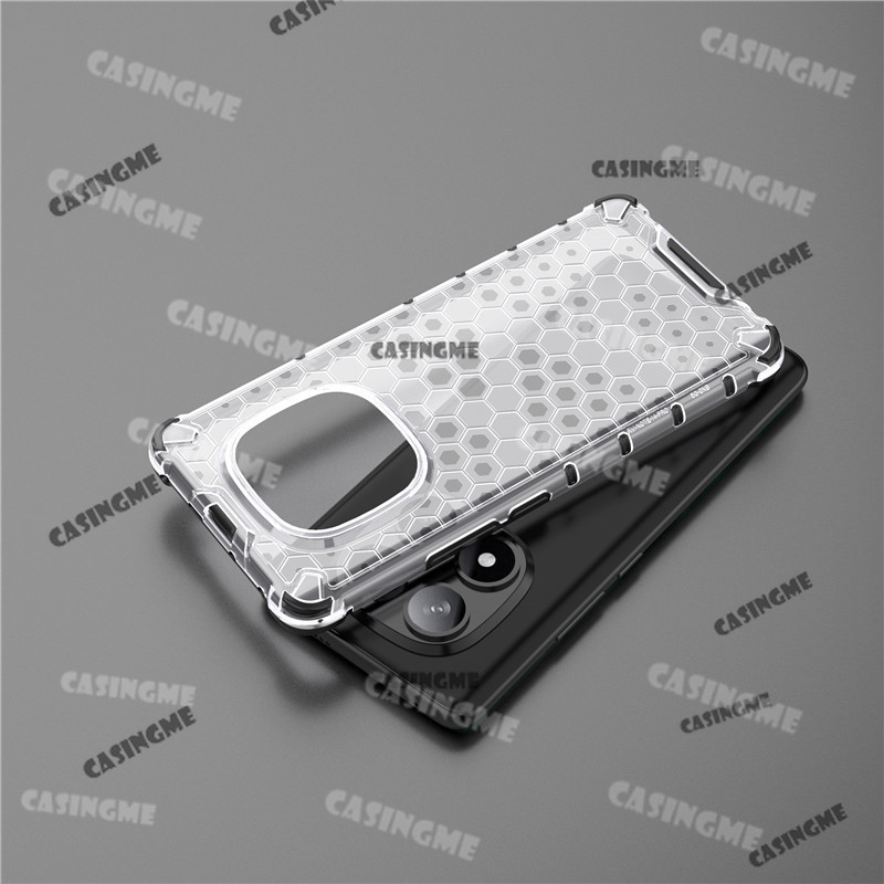 Poco X7 2025 Vỏ tổ ong trong suốt chống sốc cho POCO X7 X7Pro PocoX7 PocoX7Pro ProX7 7X X 7 Pro View Acrylic tản nhiệt Vỏ điện thoại TPU + PC Hybrid
