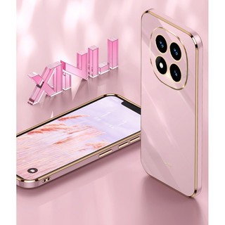 Ốp Điện Thoại Cho Redmi Note 14 Pro + Note 15 Pro + Note15 Note14Pro + 4G 5G 2025 Vỏ Silicon Mạ Bóng Vuông 6D Bảo Vệ Camera Ốp Lưng Chống Sốc