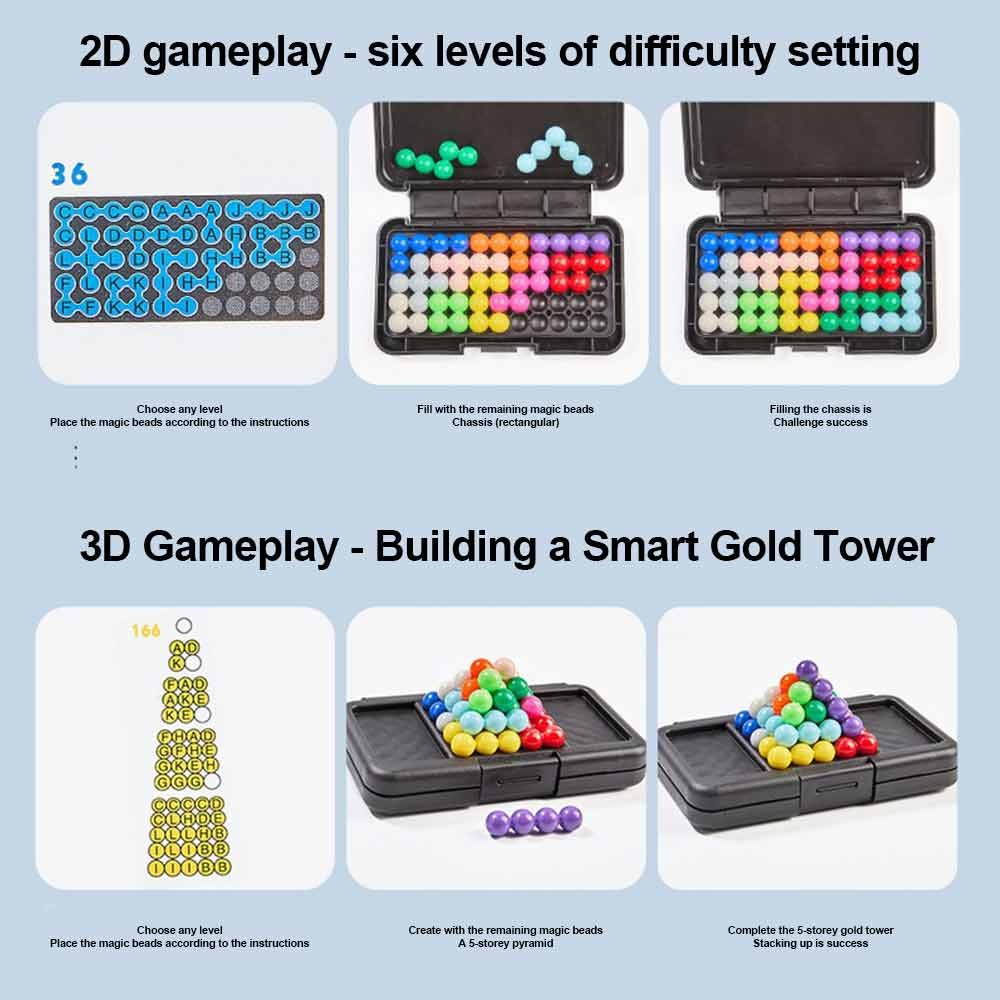 Educational Insights Kanoodle - 3D Brain Teaser Puzzle, Handheld Travel Games