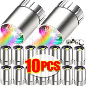 10 Bóng Đèn Led Thu Nhỏ - Đèn Thay Thế - Bóng Đèn Hoạt Động Bằng Pin - Đèn Pin Cắm Trại Trang Trí Thủ Công - Chiếu Sáng Thủ Công Trang Trí Dạ Quang