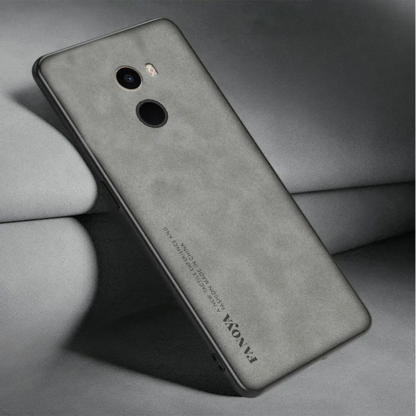 Dành Cho Xiaomi Mix 2 Mix2 Ốp Lưng Da PU Chống Sốc Da Cứng Ốp lưng Mờ Ốp Lưng Silicon Cho Xiaomi Mi Mix 2 Mix2