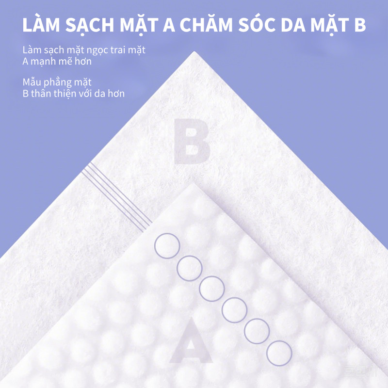 Khăn Lau Mặt Dùng 1 Lần 100% Cotton Cotton Tissue Dạng Rút Khăn Lau Mặt Khô Đa Năng Khăn Tẩy Trang Tiện Ích