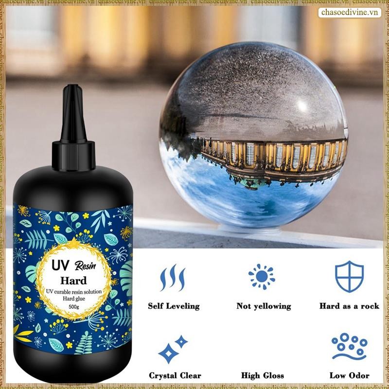 [K O G X] Nhựa UV Loại Cứng Trong Suốt Để Làm Đồ Trang Sức Bằng Nhựa UV DIY