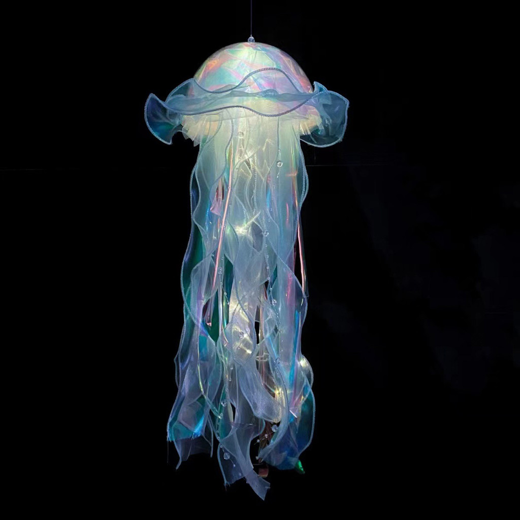 Đèn lồng sứa LED di động Long lanh treo đèn lồng sứa có dải sáng cho bé gái Trang trí tiệc phòng ngủ sinh nhật
