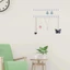 Giá đỡ vòng cổ ROLY, Giá đỡ vòng cổ treo tường trong suốt, Tinh tế với 7 / 12 Móc Acrylic Trang sức sắp xếp Vòng cổ Vòng tay Dây chuyền