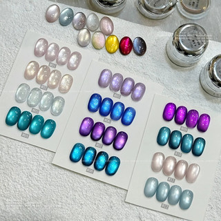 XEIJAYI Bạc Nhỏ Đóng Hộp M Series Mắt Mèo Gel Nước Ánh Sáng Mềm Mắt Mèo Quang Trị Liệu Keo Móng Tay Nghệ Thuật Làm Móng Tay Cho Tiệm Làm Móng Tay