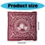 Treeling Thanh Lịch Phong Cách Vintage Khăn In Bandana Móc Khóa Quấn Tóc Cho Nam Và Nữ