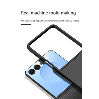 Ốp Lưng Mỏng Cảm Giác Da Cứng Cho Samsung Galaxy Z Flip 7 Z Flip 6 Z Flip 5 Z Flip 4 Z Flip 3 5G Bảo Vệ Sang Trọng Có Thể Gập Lại Chống Sốc PC Cứng Màu Kẹo
