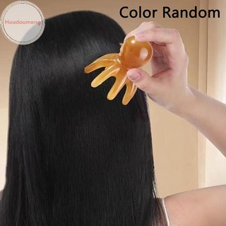 Hodou Nhựa Bạch Tuộc Lược Mát Xa Kinh Tuyến Cạo Da Đầu Massage Châm Cứu Spa Body Home Health Tool VN