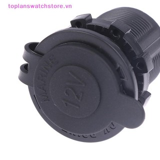 Toplanswatchstore 12V-24V Ổ cắm điện ô tô chống nước Ổ cắm thụ thể Phụ kiện ô tô cho ô tô Thuyền xe máy VN