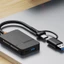 Btsg 8 trong 1 USB Type C và USB A Đầu đọc thẻ Chức năng OTG cho điện thoại Máy tính xách tay Máy tính bảng