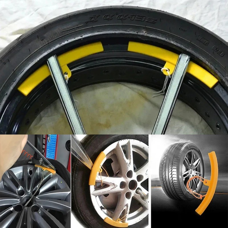 Bảo vệ vành bánh xe thực tế bền bỉ - Tay áo Polyurethane đa năng - Phụ kiện chống mài mòn chắc chắn