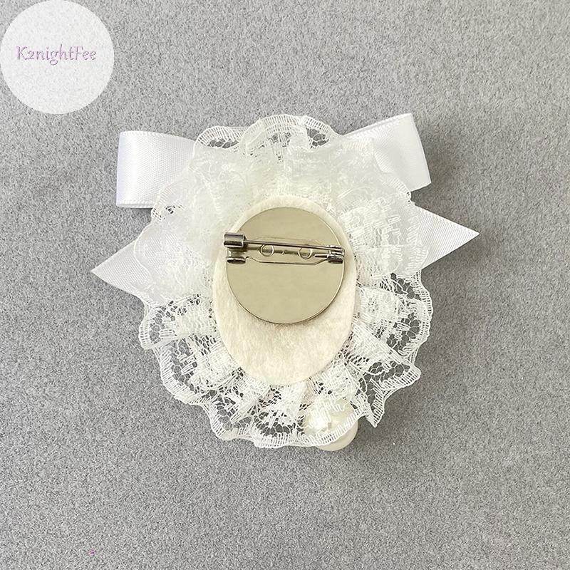 K2nightfee Vintage Handmade Vải Nghệ Thuật Ren Nơ Thổ Cẩm Làm Đẹp Ngọc Trai Flare Phong Cách Đại Học Mắt Cá Chân Phụ Kiện Trang Sức Cho Nữ VN