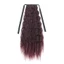 THEGIRL8B Đuôi ngựa xoăn lượn sóng dài, Corn Perm Ombre Dây rút tóc giả đuôi ngựa, Phụ kiện tóc Lông tơ giả tự nhiên đuôi ngựa hàng ngày