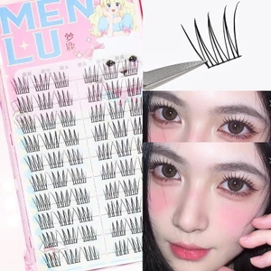 Nhóm Cô Gái Hàn Quốc Series Love Bean Lông Mi Giả Tự Nhiên Giả Lông Mi Thật Và Giả Dung Tích Lớn Móng Vuốt Mèo Phân Đoạn Lông Mi