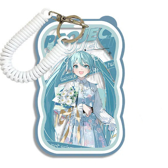 Project Sekai Sân khấu đầy màu sắc! Kỳ tích. Hộp đựng thẻ học sinh Hatsune Miku – Shiraishi An, Aoyagi Tōya, Ōtori Emu, Kamishiro Rui, Momoi Airi – Phụ kiện dễ thương và chức năng dành cho người hâm mộ