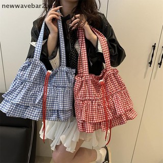 [Mới] Túi Tote Cotton kẻ sọc dễ thương Túi xách xếp nếp dung tích lớn Túi đeo vai dung tích lớn Túi đi lại ngọt ngào thời trang dành cho nữ Quà tặng.