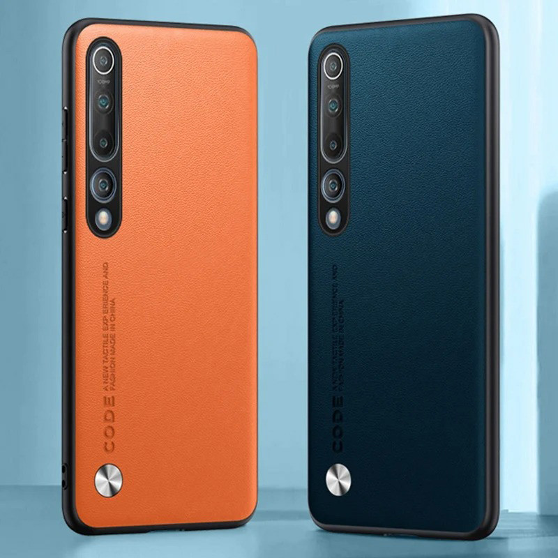 Vỏ Da Cho Xiaomi Mi 10 / 10 Pro 5G Vỏ PU Mờ Sang Trọng Chống Sốc