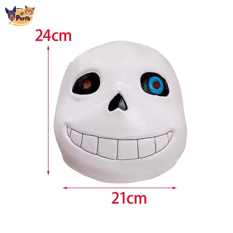 Undertale sans Mặt nạ Hiệu suất sân khấu Cosplay Trang phục chống đỡ Ảnh Đồ trang trí Mardi Gras Mặt nạ Trang phục Phụ kiện Carnival Trò chơi Mặt nạ