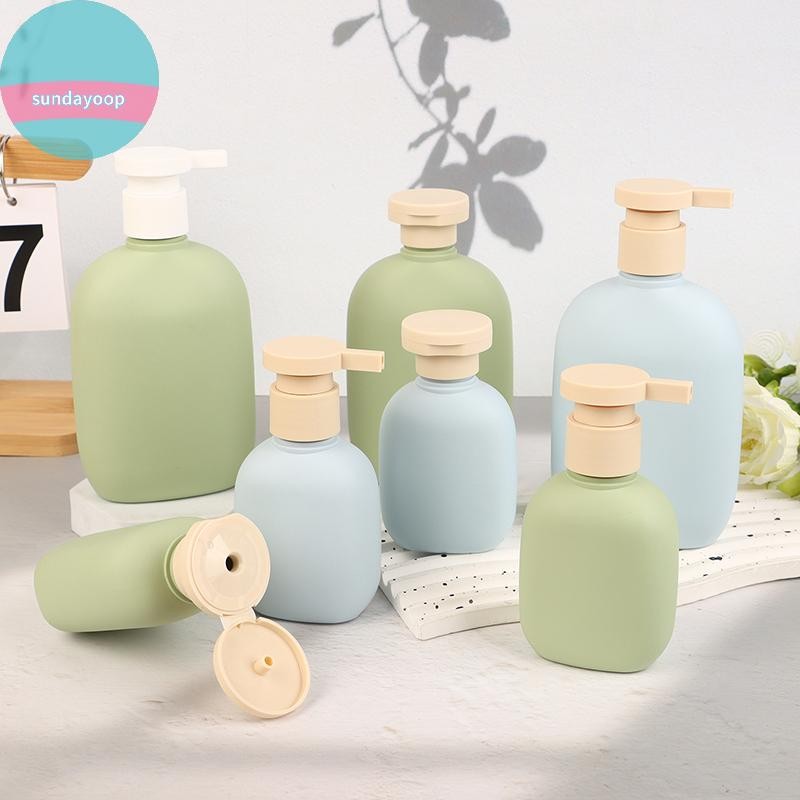 Sund Chai Đổ Lại Nắp Lật Nhựa Rỗng Nước Rửa Tay Dầu Gội Chai Kem Mỹ Phẩm Lọ Du Lịch Essentials VN