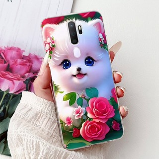 Dành Cho OPPO A5 2020 / A9 2020 / A11x A11 Ốp Lưng Trái Tim Đáng Yêu Hoạt Hình Đá Cẩm Thạch Mềm Mại Trong Suốt Vỏ Điện Thoại Silicon Cho OPPO A5 A9 2020